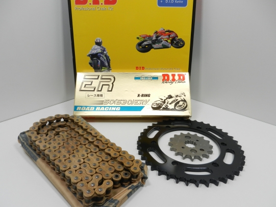 Kettensatz DID 530 ERV (G&G)-106N, X-Ring CAGIVA RAPTOR / V-RAPTOR1000 / 2000-2005