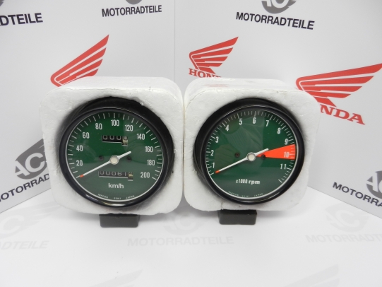 Honda CB 500 550 Four K2 / F Tacho + Drehzahlmesser Set Original Komplett berholt