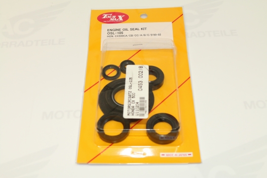 Motorsimmerringe Simmerringsatz Motor Honda CX / GL500 650 Oil Seal Set Engine