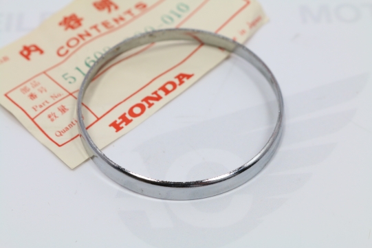Honda CL 350 K Chromring Ring Lampenhalter Vorderradgabel Original NOS