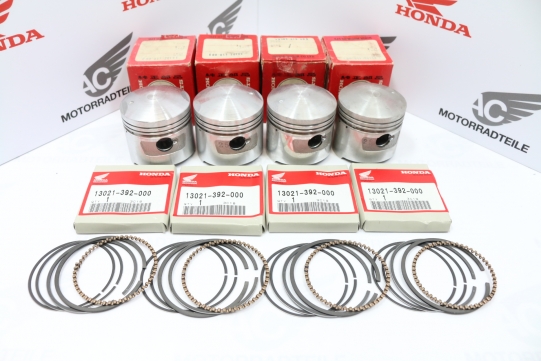 Honda CB 750 Four F2 Supersport Kolben Kolbenringe Satz Set +0,25 NOS