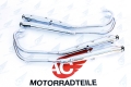 Honda CB 750 Four K2-K6 OEM 4-4 Auspuffanlage Auspuff Chrom Repro HM341